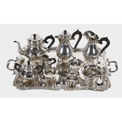KAFFEE- UND TEESERVICE : Bern, 1. H�lfte 20. Jh. (Pochon Fr�res) (DOBIASCHOFSKY AUKTIONEN AG)