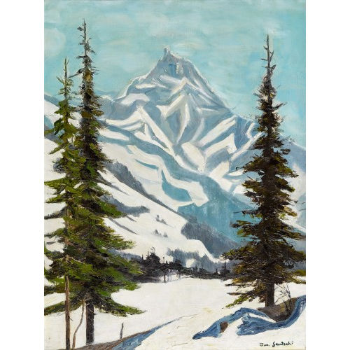 JOSEPH GAUTSCHI : Winterlandschaft (DOBIASCHOFSKY AUKTIONEN AG)