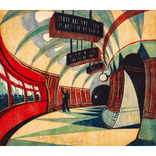 CYRIL EDWARD POWER : 'The Tube Station' (DOBIASCHOFSKY AUKTIONEN AG)