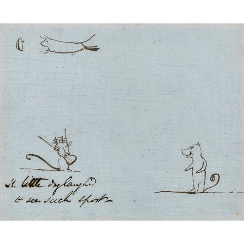 EDWARD LEAR : 'The little dog laughed to see such sport' (DOBIASCHOFSKY AUKTIONEN AG)