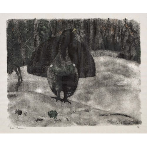 ROBERT HAINARD : 'Grand coq � l'aube, sous la pluie' (DOBIASCHOFSKY AUKTIONEN AG)