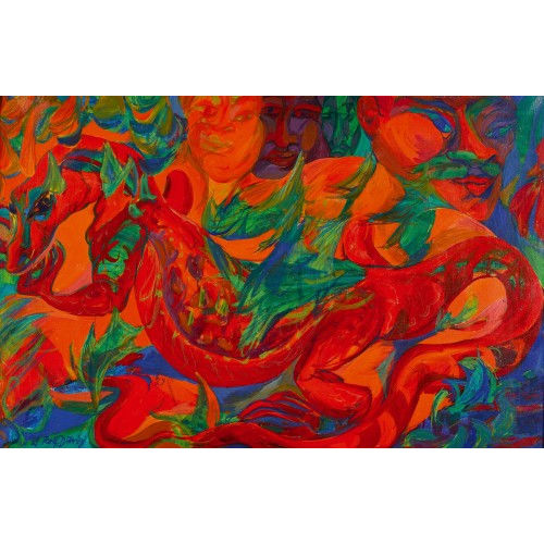 ROLF D�RIG : 'Quatre visages du dragon' (DOBIASCHOFSKY AUKTIONEN AG)