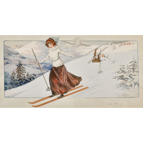 MARGUERITE) GAMY (EIGTL. MONTAUT : 'Le Ski' (DOBIASCHOFSKY AUKTIONEN AG)