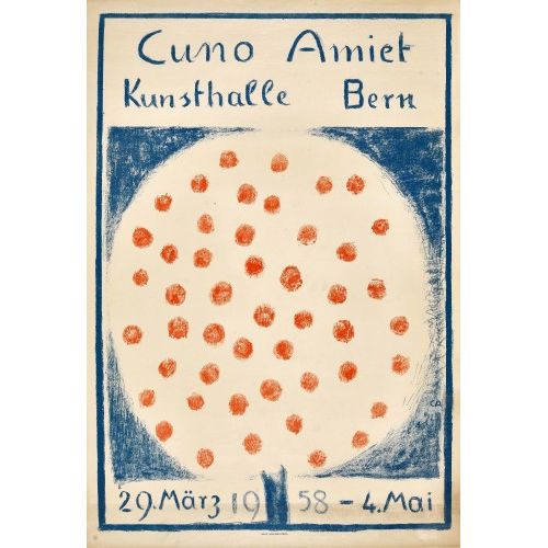 CUNO AMIET : 'Cuno Amiet Kunsthalle Bern 1958' (DOBIASCHOFSKY AUKTIONEN AG)