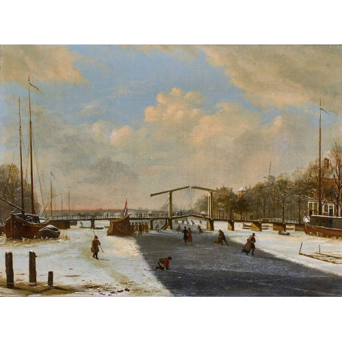 HENDRIK GERRIT TEN CATE : 'Winter op de Amstel' (DOBIASCHOFSKY AUKTIONEN AG)