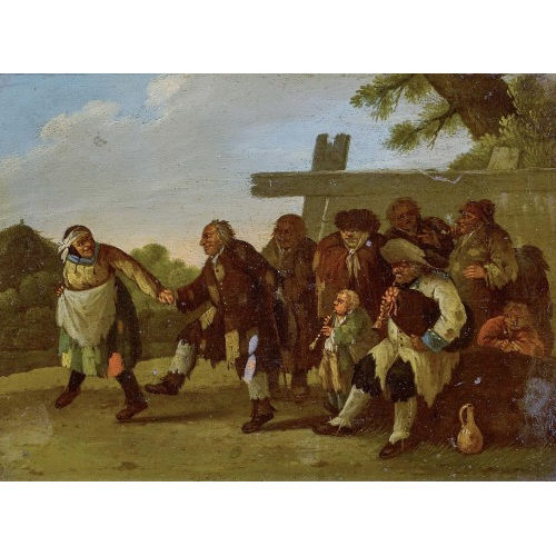 ANDRIES BOTH : Tanz der Bauern (DOBIASCHOFSKY AUKTIONEN AG)
