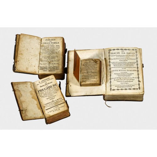 17./18. JH. SCHWEIZ : Konvolut r�toromanischer B�cher (DOBIASCHOFSKY AUKTIONEN AG)