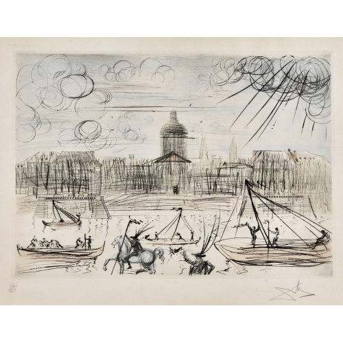 SALVADOR DAL� : 'L'Acad�mie de Paris' (DOBIASCHOFSKY AUKTIONEN AG)