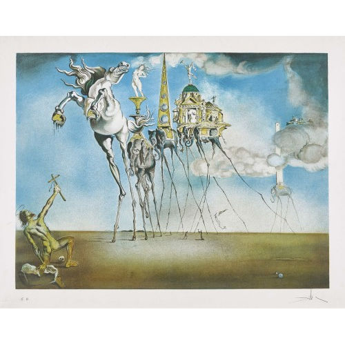 SALVADOR DAL� : 'La Tentation de Saint-Antoine' (DOBIASCHOFSKY AUKTIONEN AG)