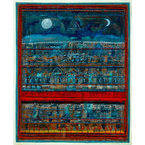 HANS-RUDOLF STRUPLER : Mondnacht (DOBIASCHOFSKY AUKTIONEN AG)