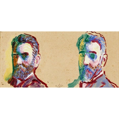 ANTON STOCKMANN : Doppeltes Selbstbildnis (DOBIASCHOFSKY AUKTIONEN AG)