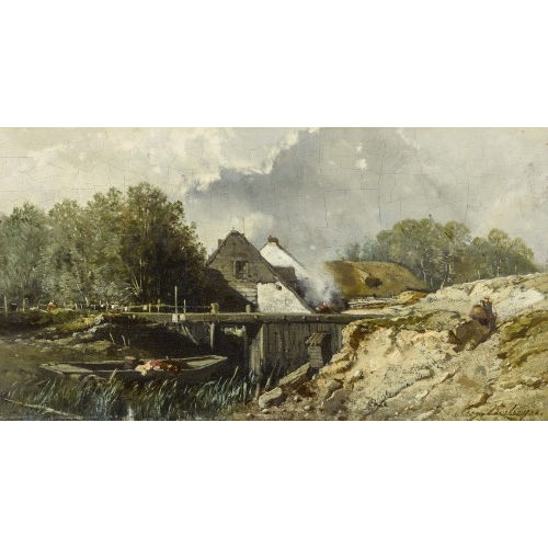 EUG�NE DESHAYES : Paysage (DOBIASCHOFSKY AUKTIONEN AG)