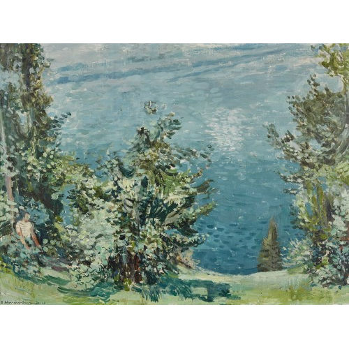 ALBERT NEUENSCHWANDER : 'Blick auf den See' (DOBIASCHOFSKY AUKTIONEN AG)