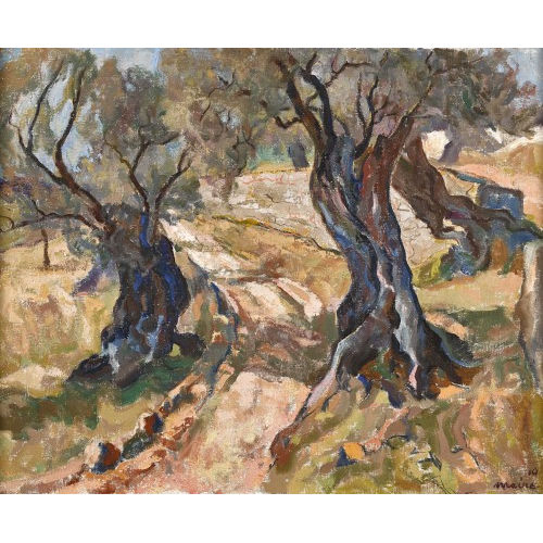 FERDINAND HENRI MAIRE : 'Les oliviers de Mallorca' (DOBIASCHOFSKY AUKTIONEN AG)