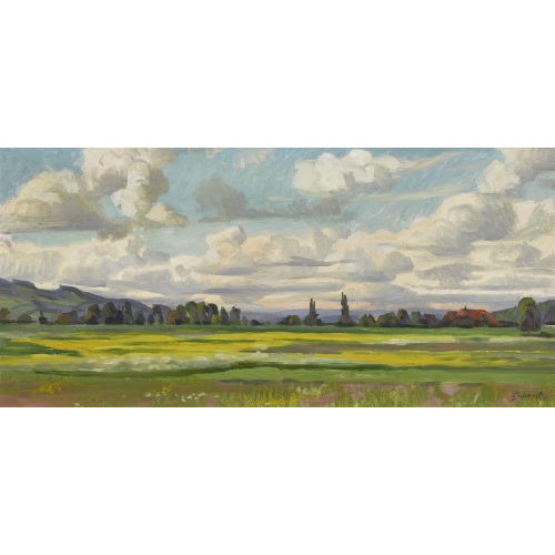 WERNER SCHMUTZ : Weite Feldlandschaft (DOBIASCHOFSKY AUKTIONEN AG)