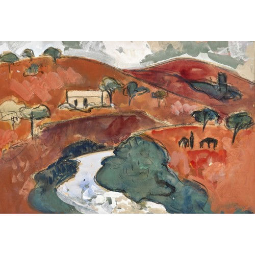 CARL WALTER LINER : S�dliche Landschaft (DOBIASCHOFSKY AUKTIONEN AG)