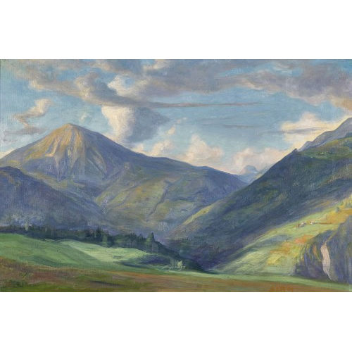 BERTHOLD VON HALLER : 'Mont Catogne' (DOBIASCHOFSKY AUKTIONEN AG)