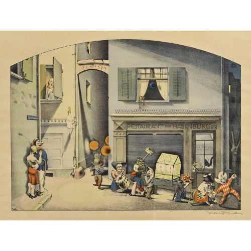NIKLAUS STOECKLIN : 'Restaurant zur Hasenburg' (DOBIASCHOFSKY AUKTIONEN AG)