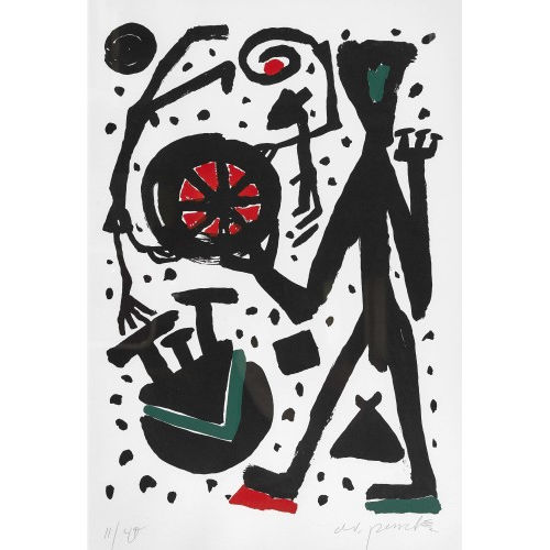 A.R. (EIGTL. WINKLER PENCK : Mann und Weltrad (DOBIASCHOFSKY AUKTIONEN AG)