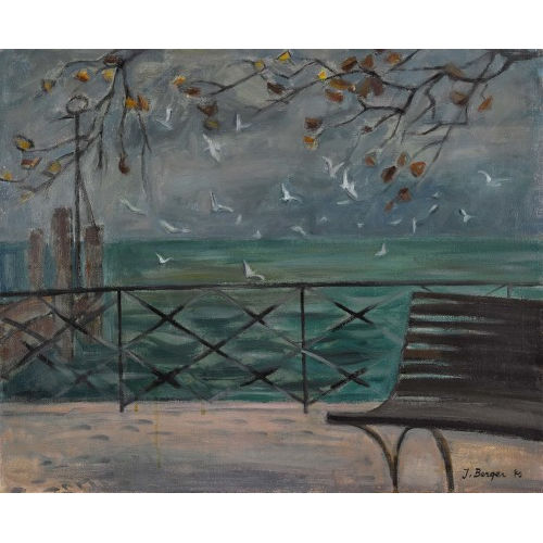 JACQUES BERGER : La promenade (DOBIASCHOFSKY AUKTIONEN AG)
