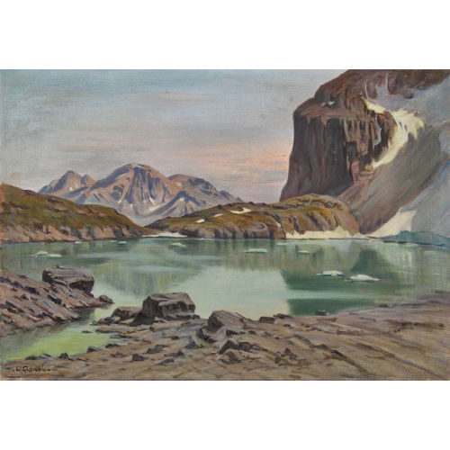 LOUIS CAMILLE GIANOLI : 'Lac de L�chauda' (DOBIASCHOFSKY AUKTIONEN AG)