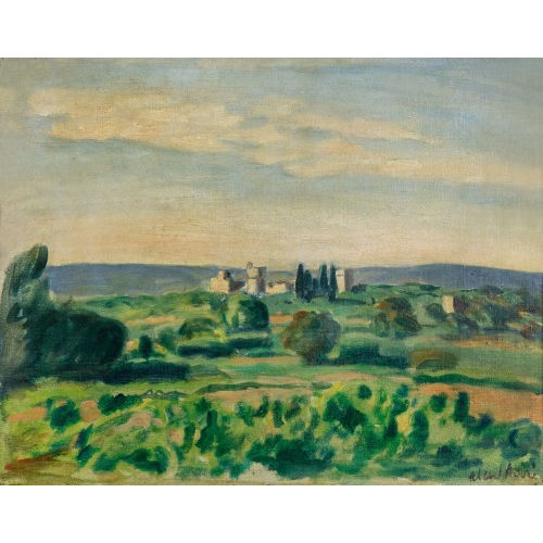 ALBERT ANDR� : 'Vue de Saint-Laurent' (DOBIASCHOFSKY AUKTIONEN AG)