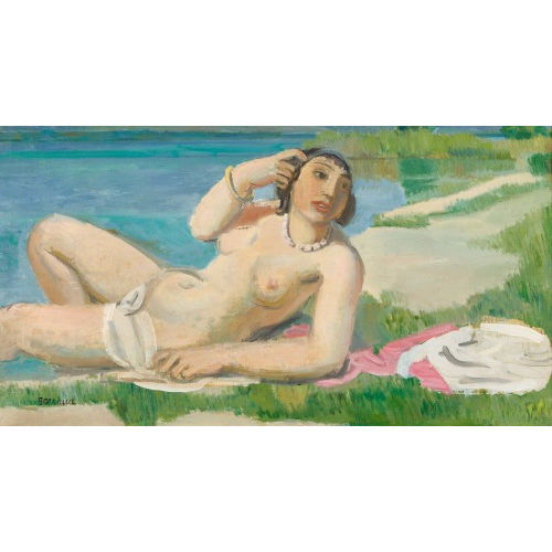 MAURICE BARRAUD : La baigneuse (DOBIASCHOFSKY AUKTIONEN AG)