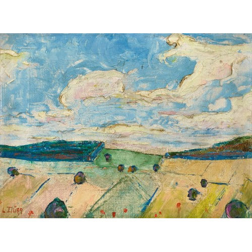LOUIS D�RR : Sommerliche Feldlandschaft (DOBIASCHOFSKY AUKTIONEN AG)