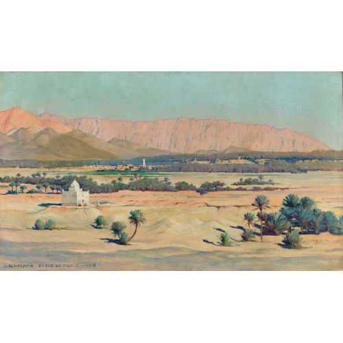JULES �MILE BLANCPAIN : 'Oasis de Figuig' (DOBIASCHOFSKY AUKTIONEN AG)