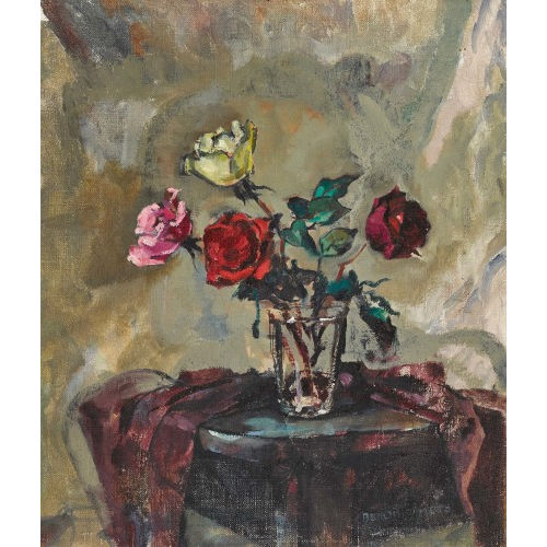 ALEXANDRE BENOIS DI STETTO : Rosen im Glas (DOBIASCHOFSKY AUKTIONEN AG)
