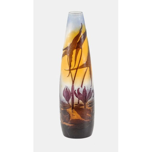�MILE GALL� : Vase, Nancy, um 1906-1918 (DOBIASCHOFSKY AUKTIONEN AG)