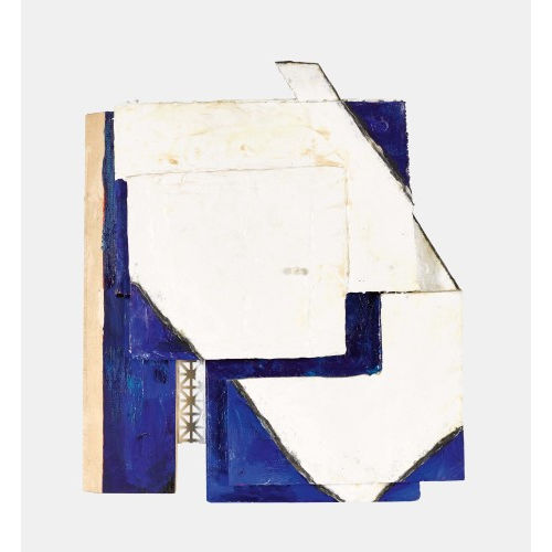 CORDY RYMAN : 'Fractured white on blue' (DOBIASCHOFSKY AUKTIONEN AG)