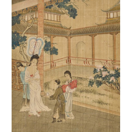 SEIDENMALEREI : China, Ende 19. Jh (DOBIASCHOFSKY AUKTIONEN AG)