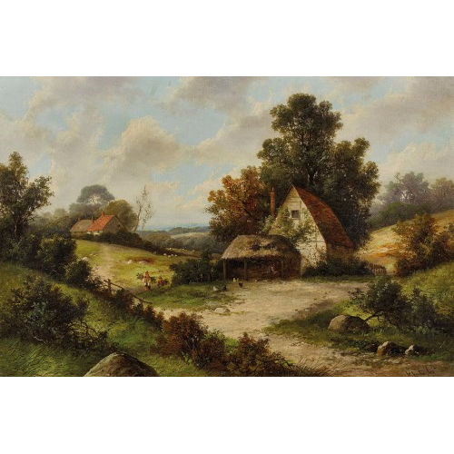 WILLIAM D. GATES : B�uerliche Landschaft (DOBIASCHOFSKY AUKTIONEN AG)