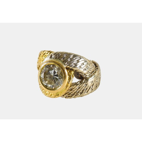 SOLITAIRE-RING : (DOBIASCHOFSKY AUKTIONEN AG)