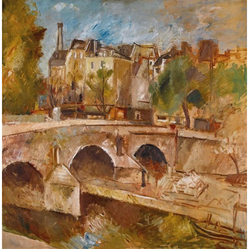 CHARLES GEORGES DUFRESNE : Le Pont Marie (DOBIASCHOFSKY AUKTIONEN AG)