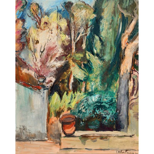 �MILE OTHON ACHILLE FRIESZ : Le Jardin des Jarres au Cap-Brun (DOBIASCHOFSKY AUKTIONEN AG)