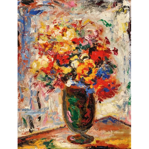 ANDR� JEAN EVARD : Vase de fleurs (DOBIASCHOFSKY AUKTIONEN AG)