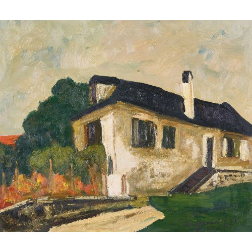 GEORGES BORGEAUD : 'Maison de Del�mont' (DOBIASCHOFSKY AUKTIONEN AG)