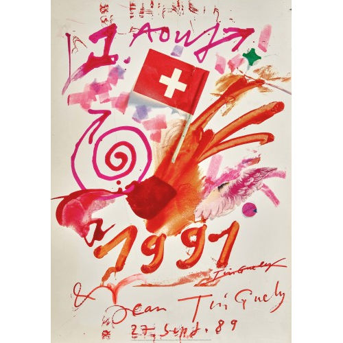 JEAN TINGUELY : '1. Ao�t 1991' (DOBIASCHOFSKY AUKTIONEN AG)