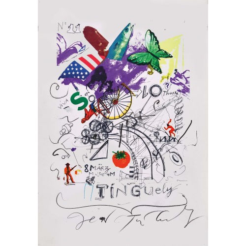 JEAN TINGUELY : 'Viva SoLoThurn 8. M�rz Museum...' (DOBIASCHOFSKY AUKTIONEN AG)