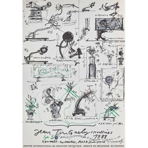 JEAN TINGUELY : Maschinenstudien (DOBIASCHOFSKY AUKTIONEN AG)