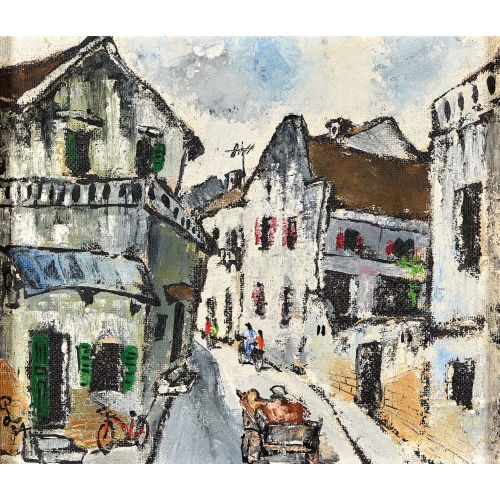 PHAM VAN LUAN : 'Ruelle de Hoi Vu' (DOBIASCHOFSKY AUKTIONEN AG)