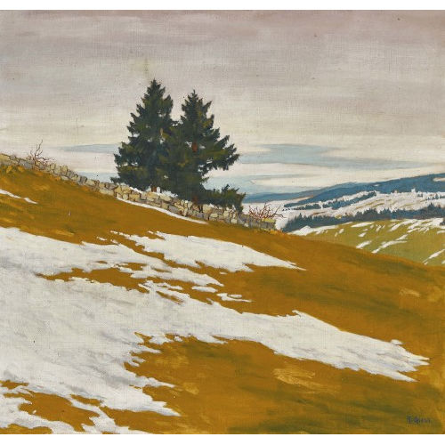 ALEXANDRE GIROD : 'Tache de neige' (DOBIASCHOFSKY AUKTIONEN AG)