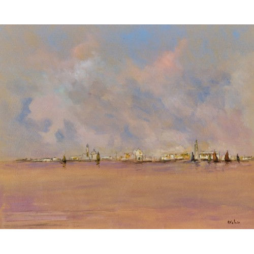 HENRY SAINT-CLAIR : Blick auf Venedig (DOBIASCHOFSKY AUKTIONEN AG)
