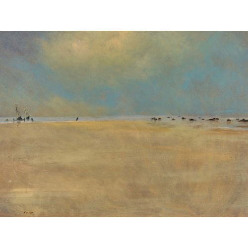 HENRY SAINT-CLAIR : La plage (DOBIASCHOFSKY AUKTIONEN AG)