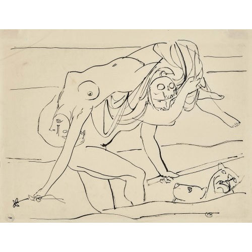 MAURICE BARRAUD : Raub der Helena (DOBIASCHOFSKY AUKTIONEN AG)