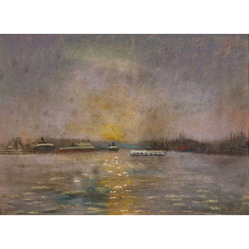 WERNER NEUHAUS : 'Hafen in Holland' (DOBIASCHOFSKY AUKTIONEN AG)