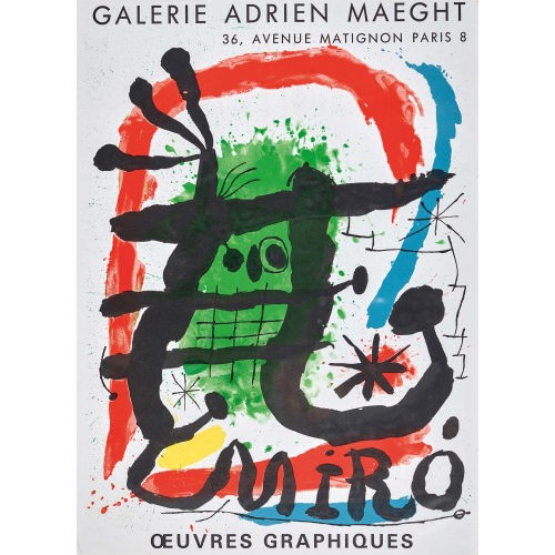 JOAN MIR� : 'Galerie Adrien Maeght' (DOBIASCHOFSKY AUKTIONEN AG)