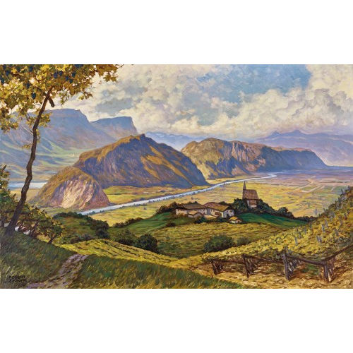 ROBERT ZINNER : 'St. Daniel am Kiechelberg ober Auer' (DOBIASCHOFSKY AUKTIONEN AG)